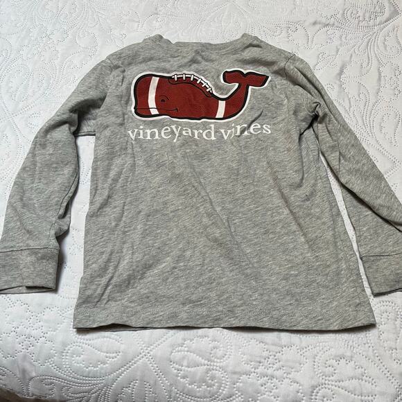 Vineyard Vines Football Pocket Tee Size 4T - Picture 4 of 5